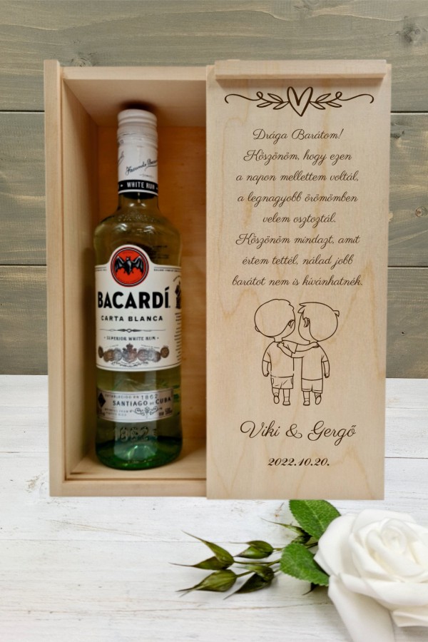 Bacardis doboz Barátnak 6
