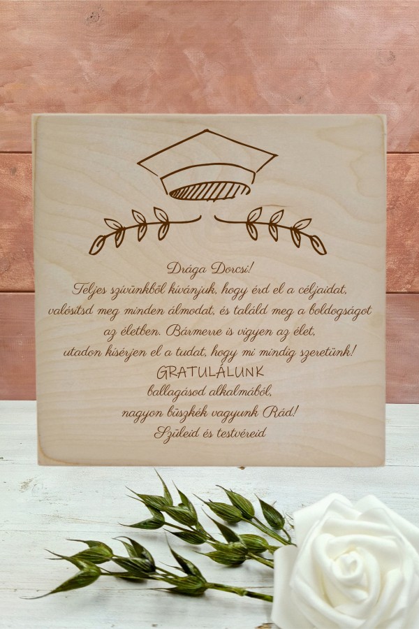Ajándék doboz ballagásra, diplomaosztóra