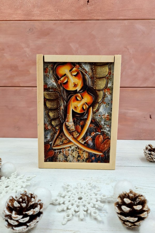 Angyalkák ajándék díszdoboz