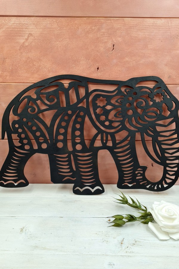 Indiai elefánt falikép