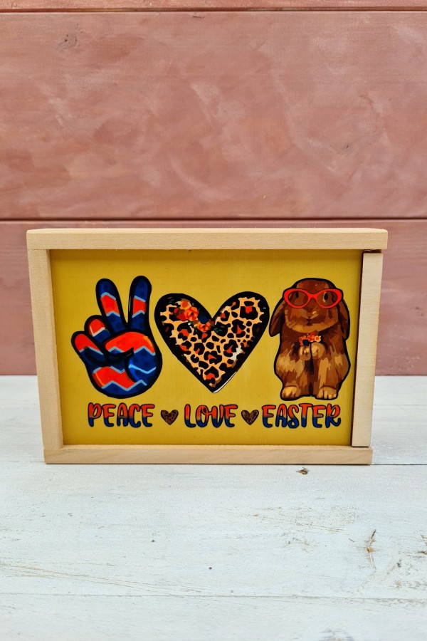 Peace ajándék díszdoboz 