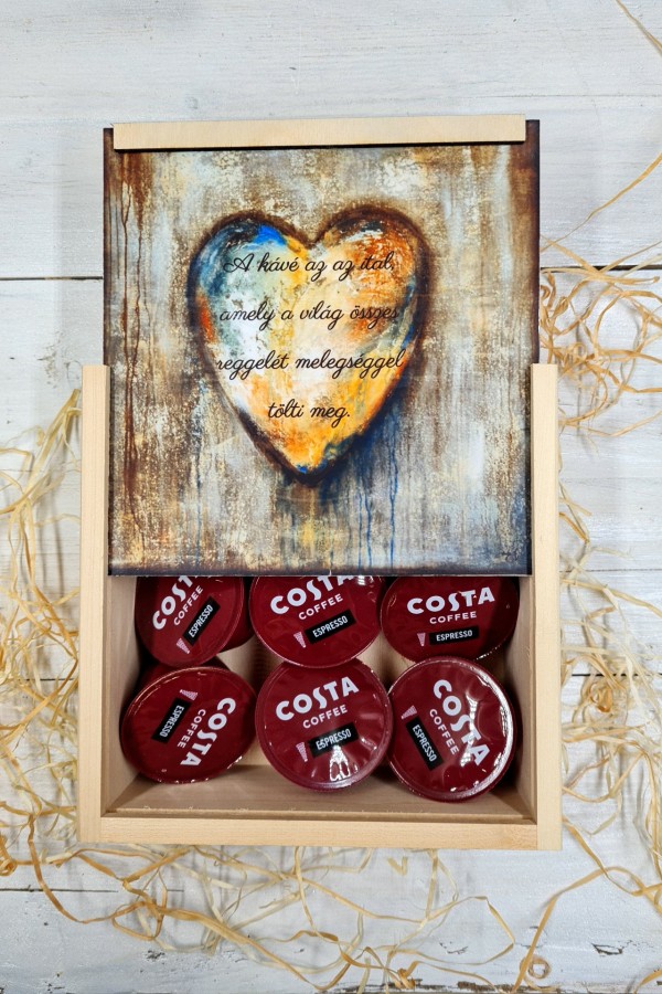 Kávé imádóknak ajándékdoboz szülinapra