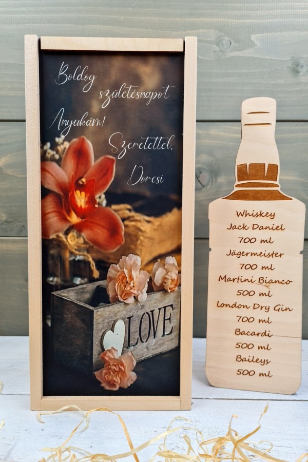 Love italos ajándék díszdoboz szülinapra