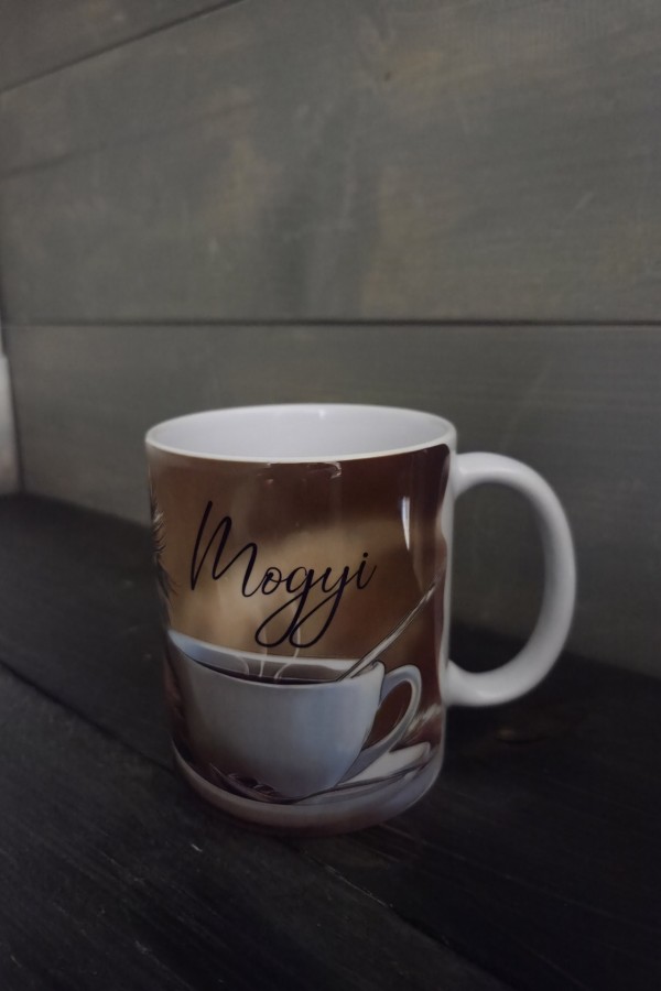 Yorkshire kutyus mintás névre szóló bögre