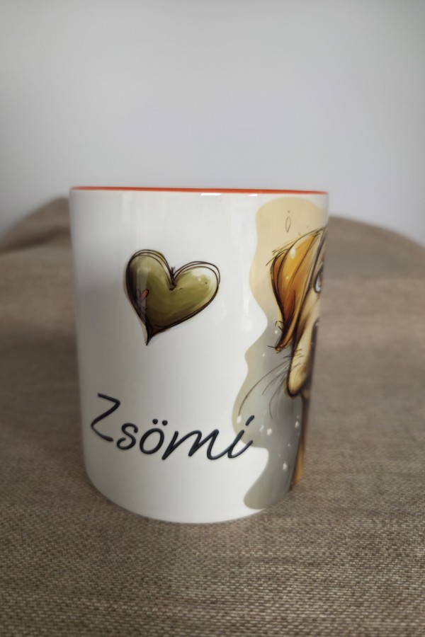 Labrador mintás bögre