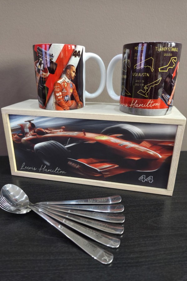 F1 Lewis Hamilton ajándékcsomag rajongóknak