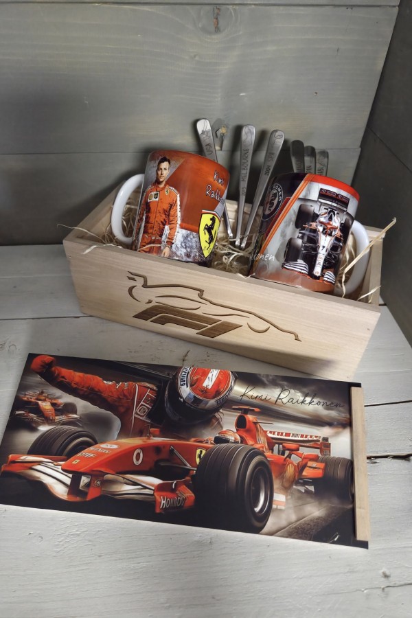 F1 Kimi Raikkonen ajándékcsomag rajongóknak