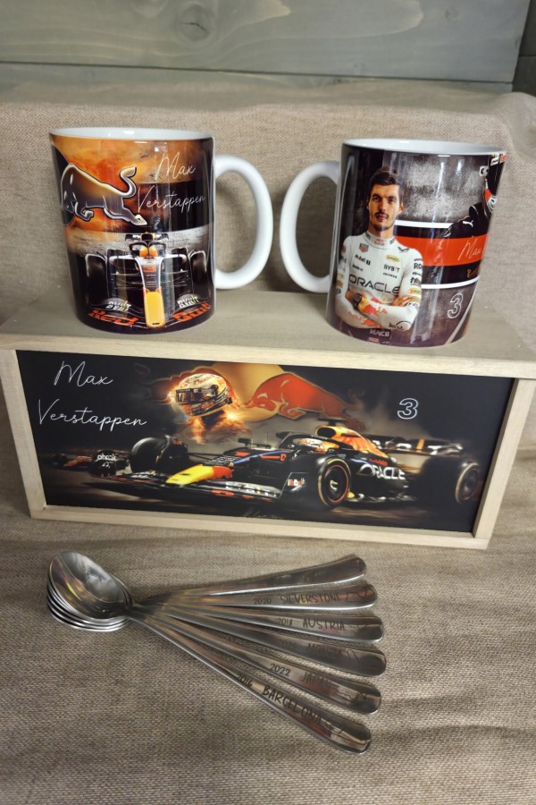 F1 Max Verstappen ajándékcsomag rajongóknak 