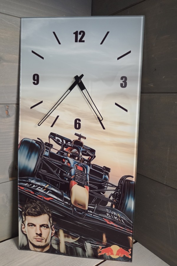 F1 Max Verstappen üveg falióra 