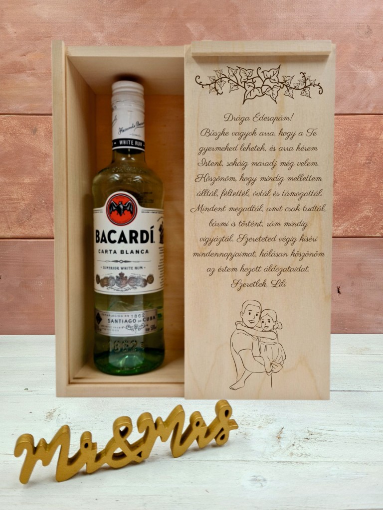 Bacardis doboz Örömapának 5