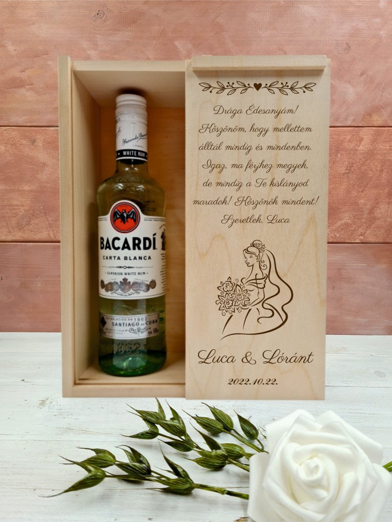 Bacardis doboz Örömanyának 3