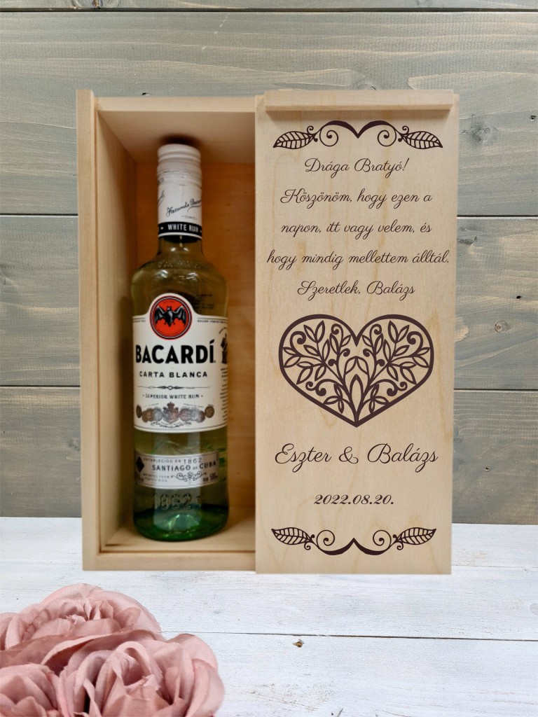 Bacardis doboz Testvérnek 1