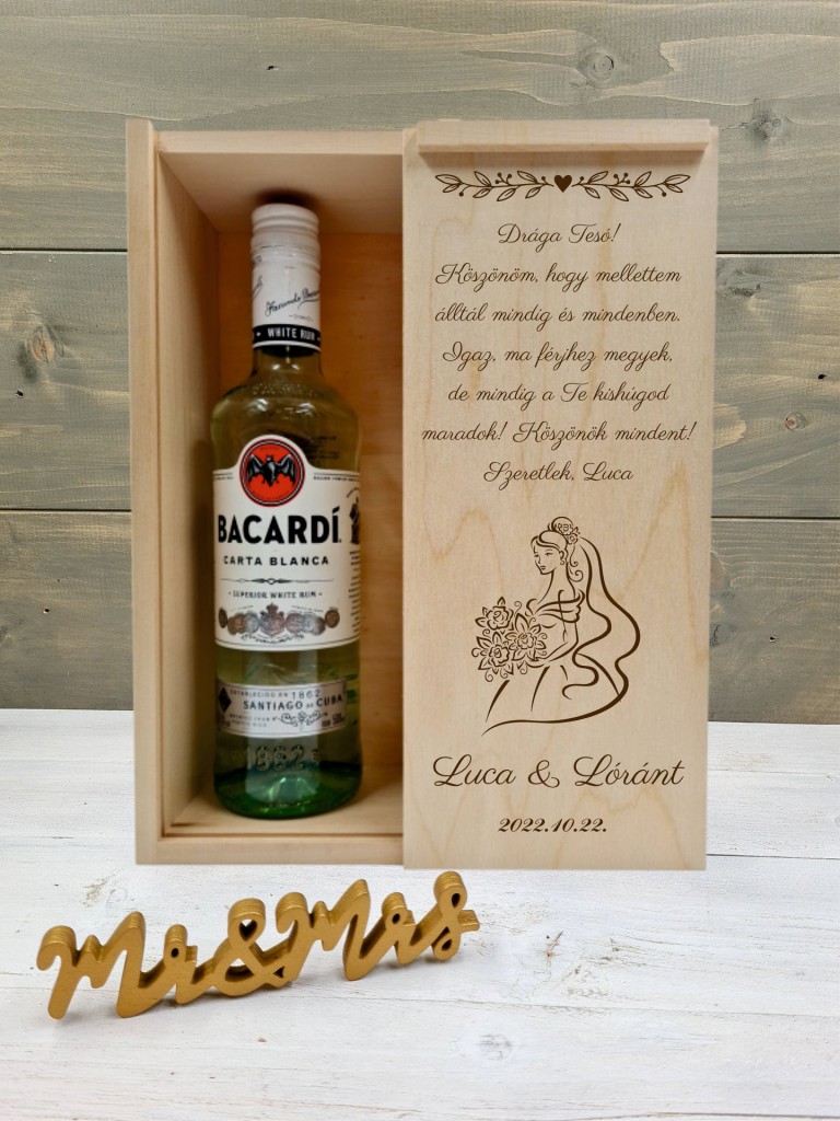 Bacardis doboz Testvérnek 3