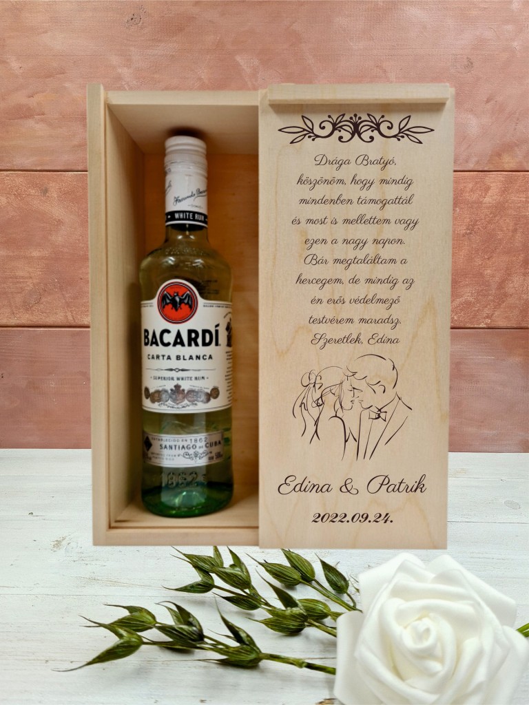 Bacardis doboz Testvérnek 4