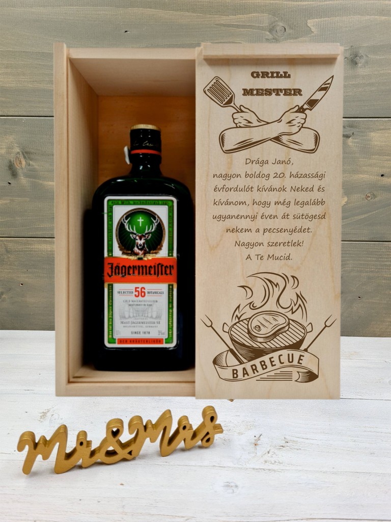 Jägeres doboz évfordulóra 1