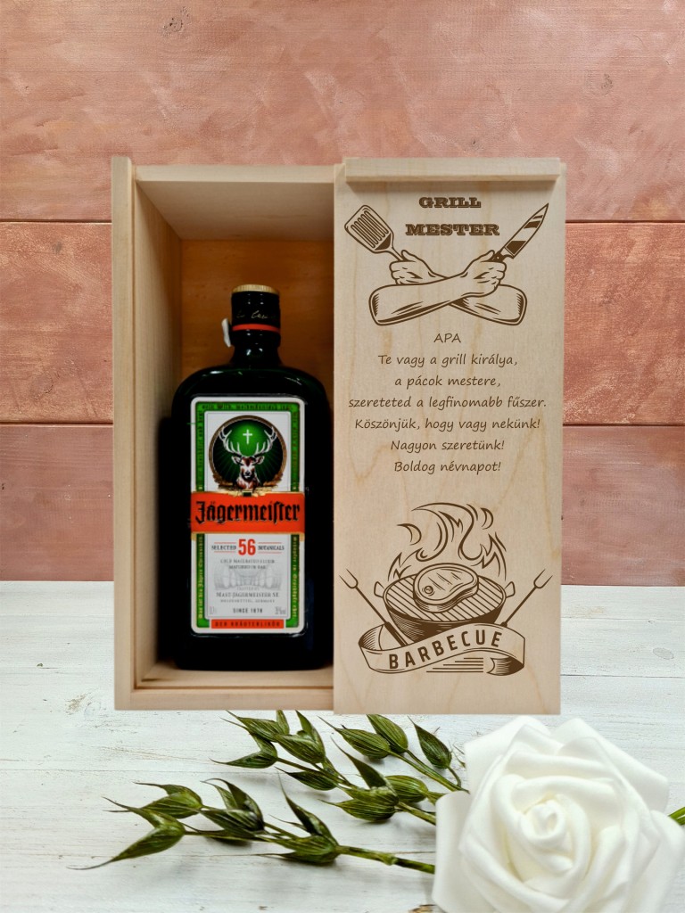 Jägeres doboz névnapra 2