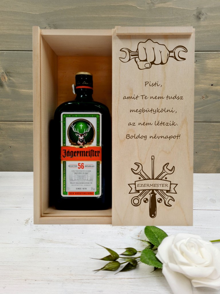 Jägeres doboz névnapra 4