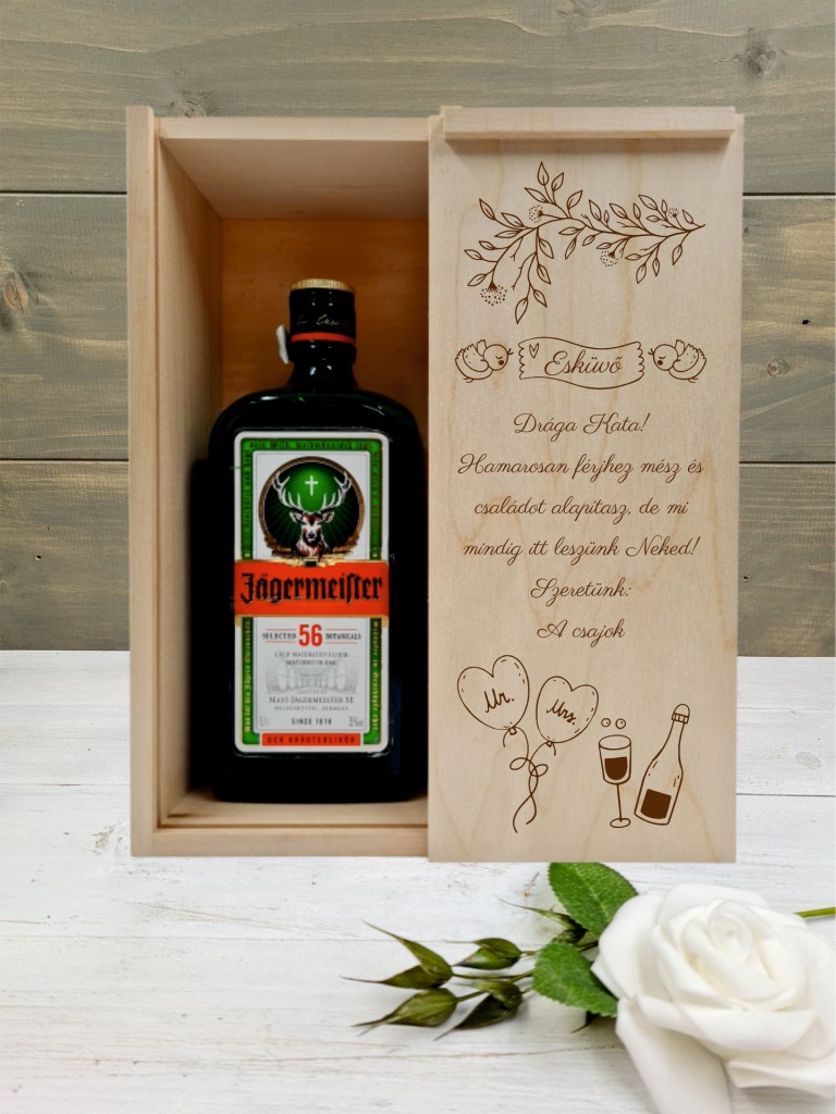 Jägeres doboz lánybúcsúra 2