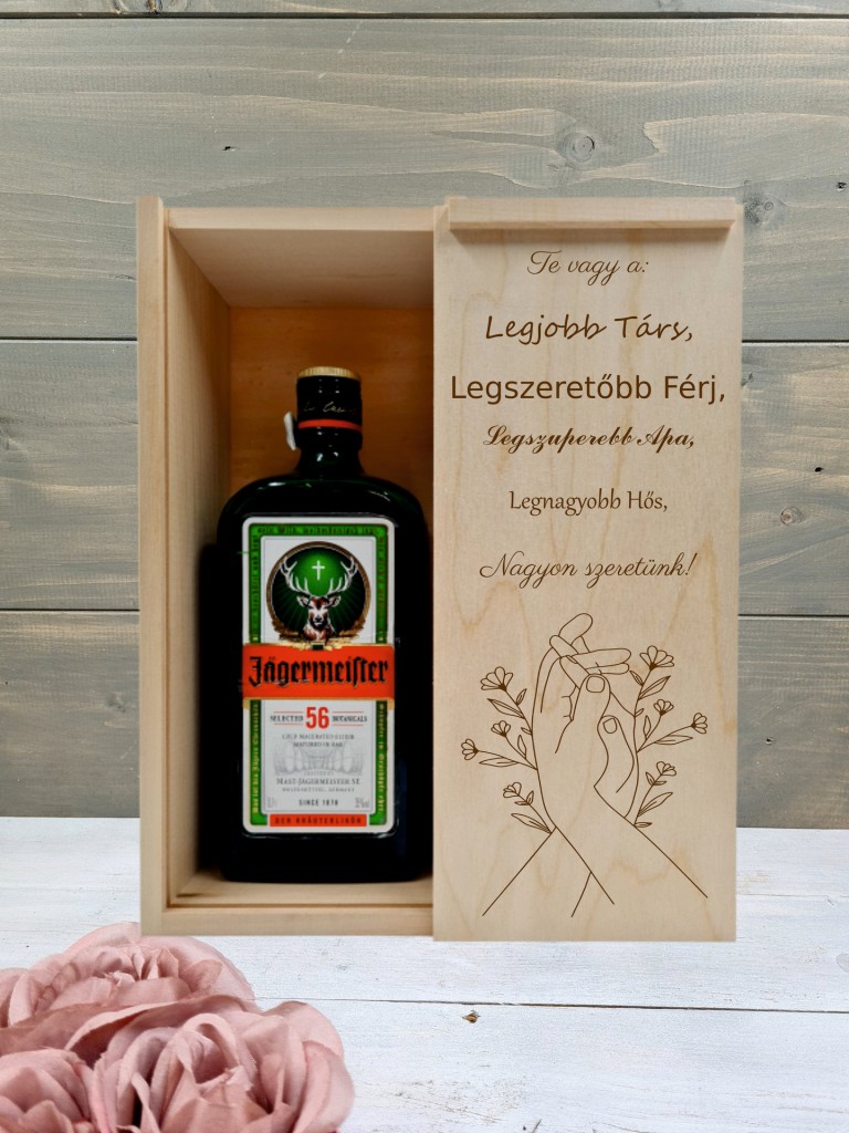 Jägeres doboz apák napjára 2
