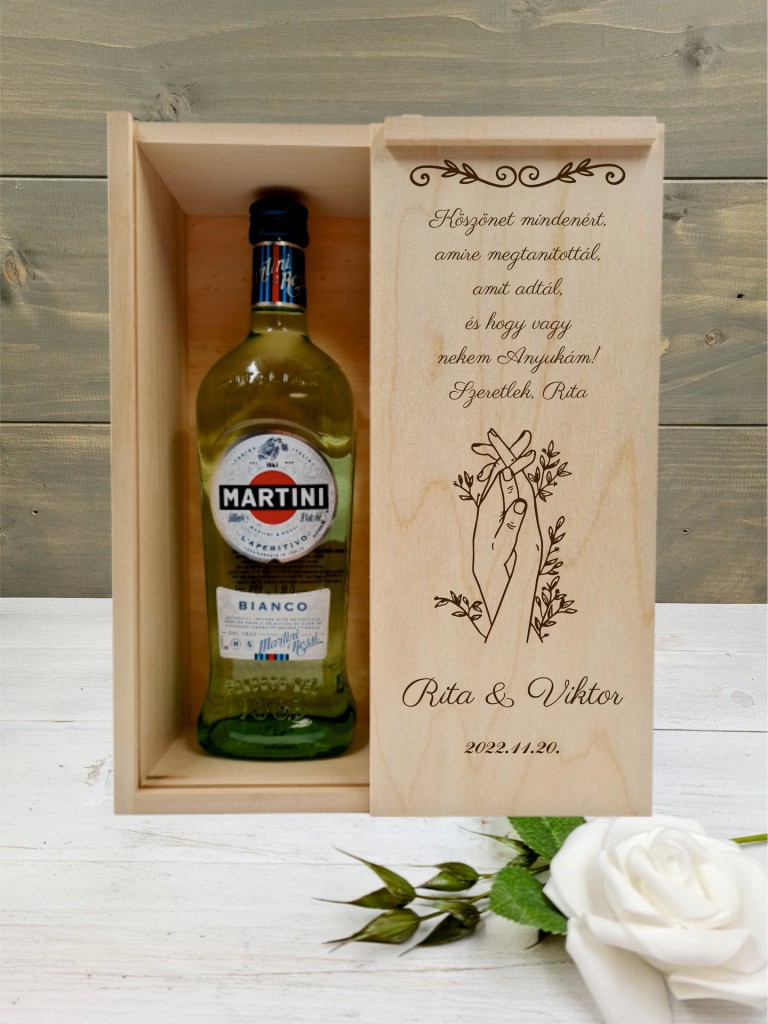 Martinis doboz Örömanyának 2