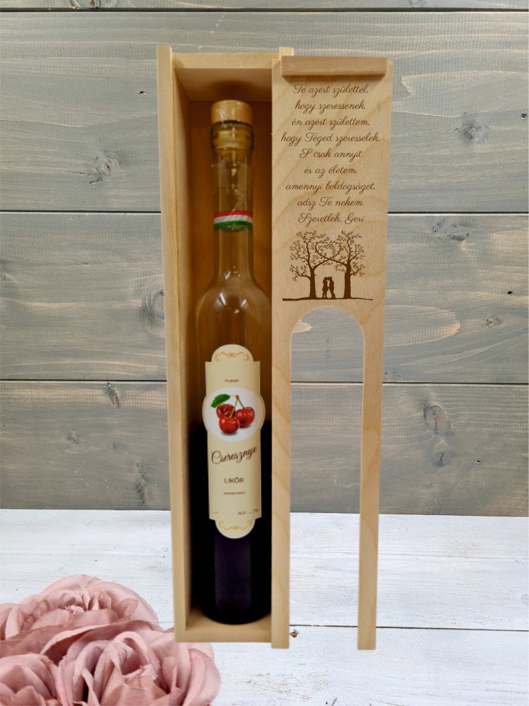 Pálinkás doboz valentin napra 2