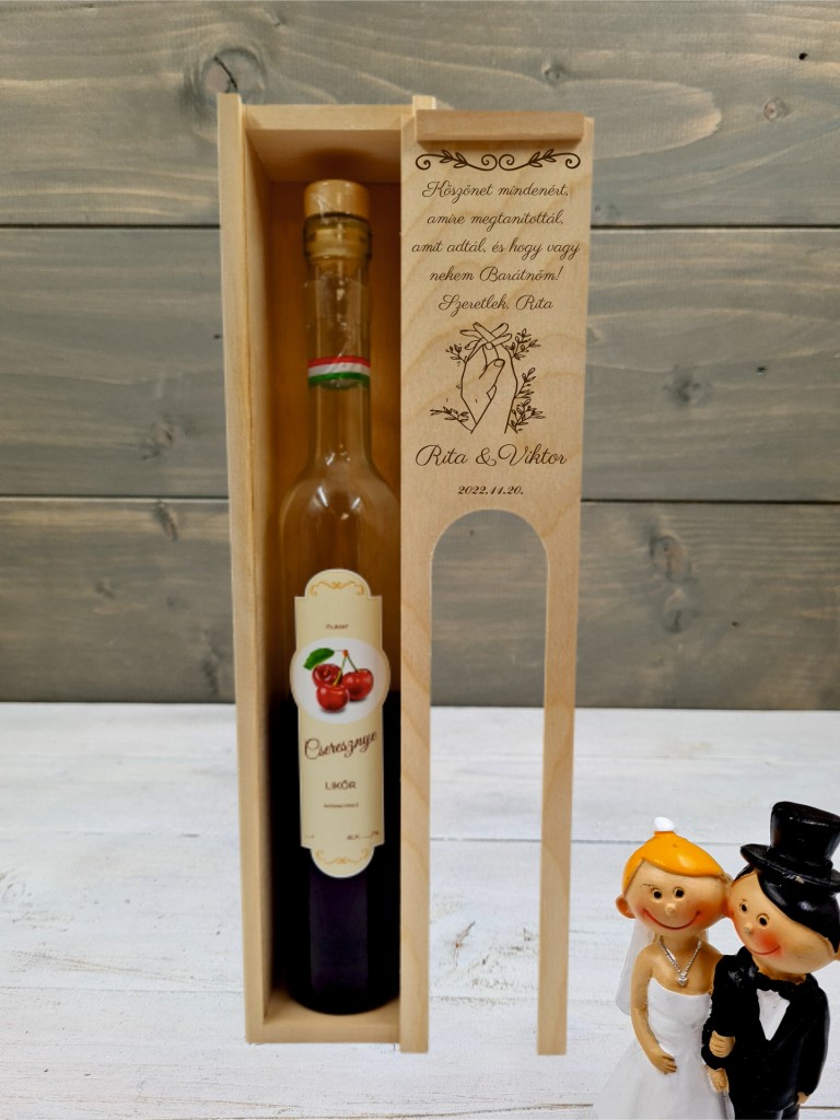 Pálinkás doboz Barátnak 2