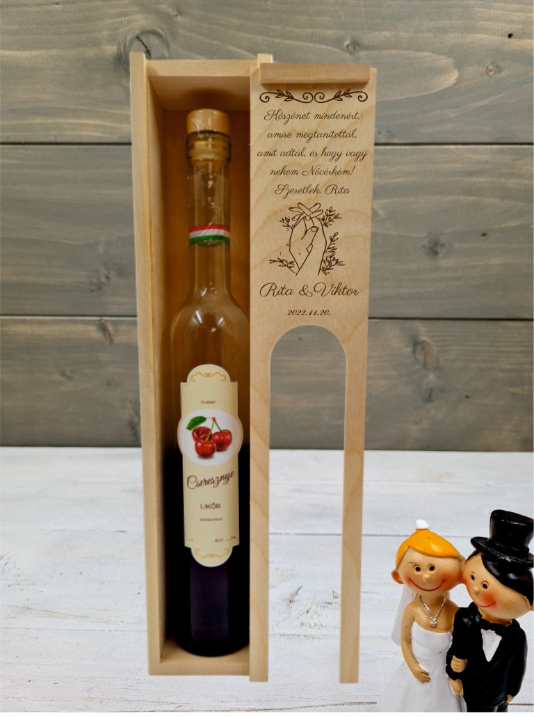 Pálinkás doboz Testvérnek 2