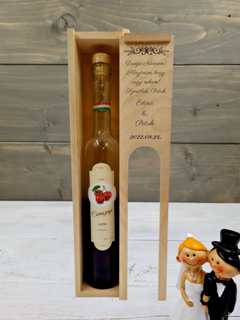 Pálinkás doboz Testvérnek 4