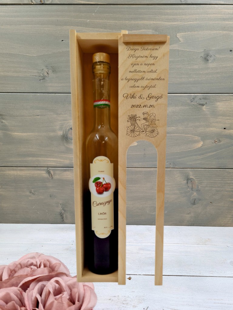 Pálinkás doboz Testvérnek 5