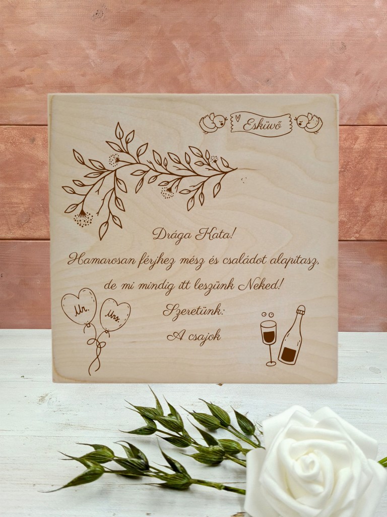 Ajándék doboz lánybúcsúra
