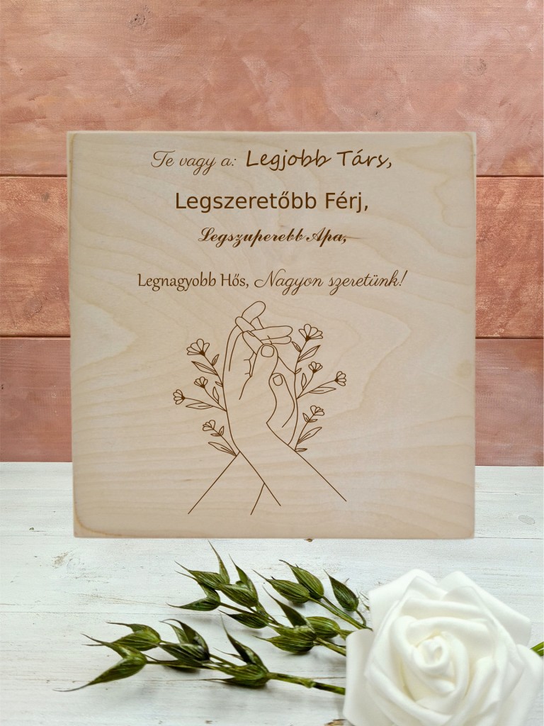 Ajándék doboz Apák napjára