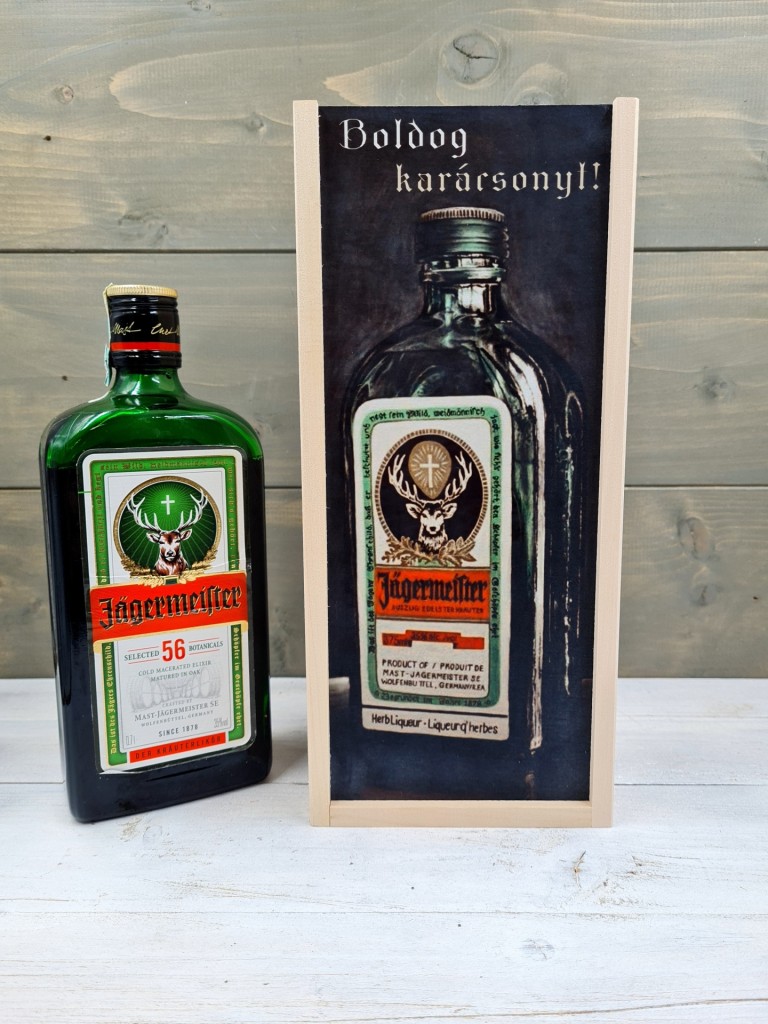 Jägermeister italos ajándék díszdoboz 