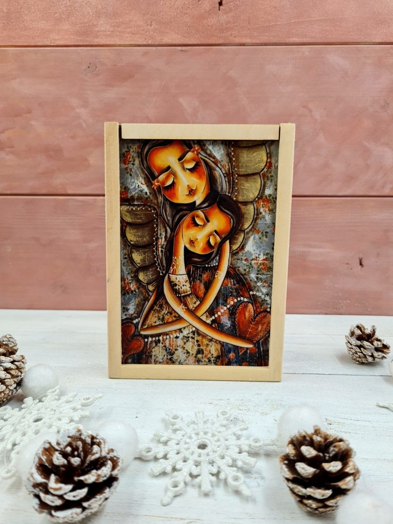 Angyalkák ajándék díszdoboz