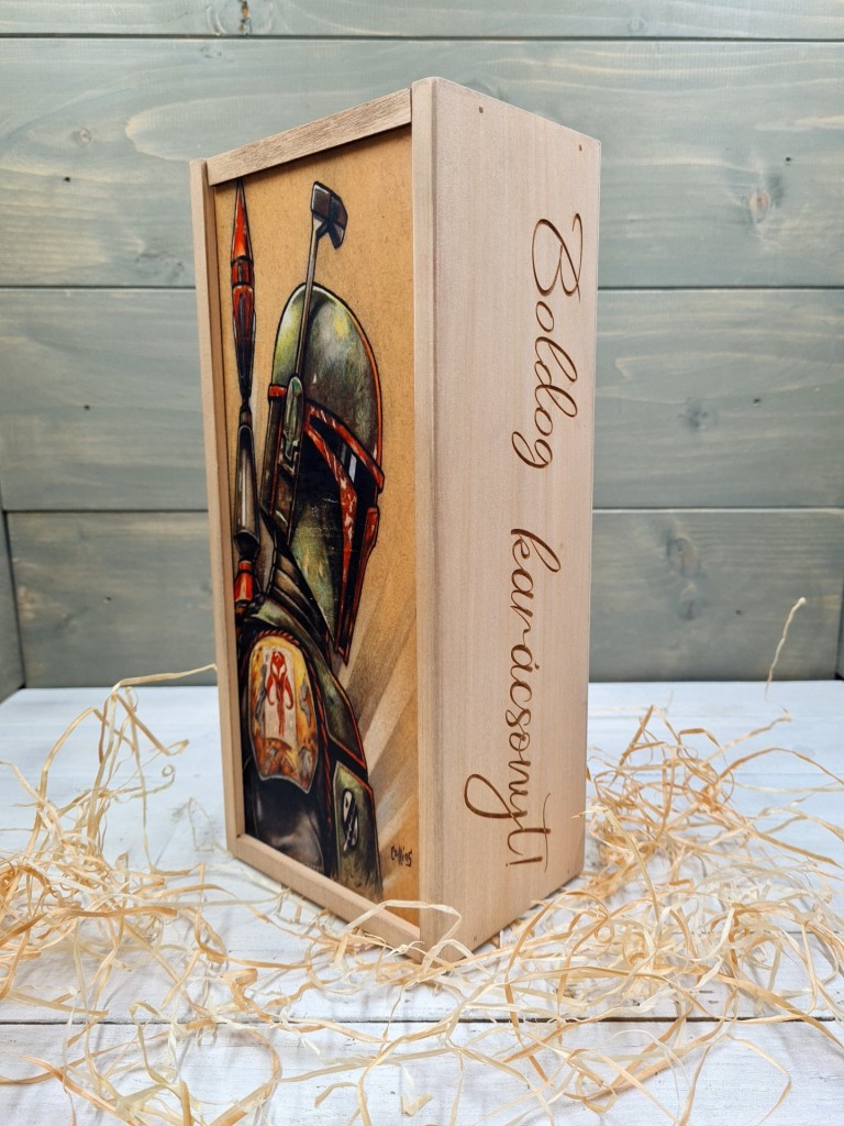 Mandalorian italos ajándék díszdoboz szülinapra