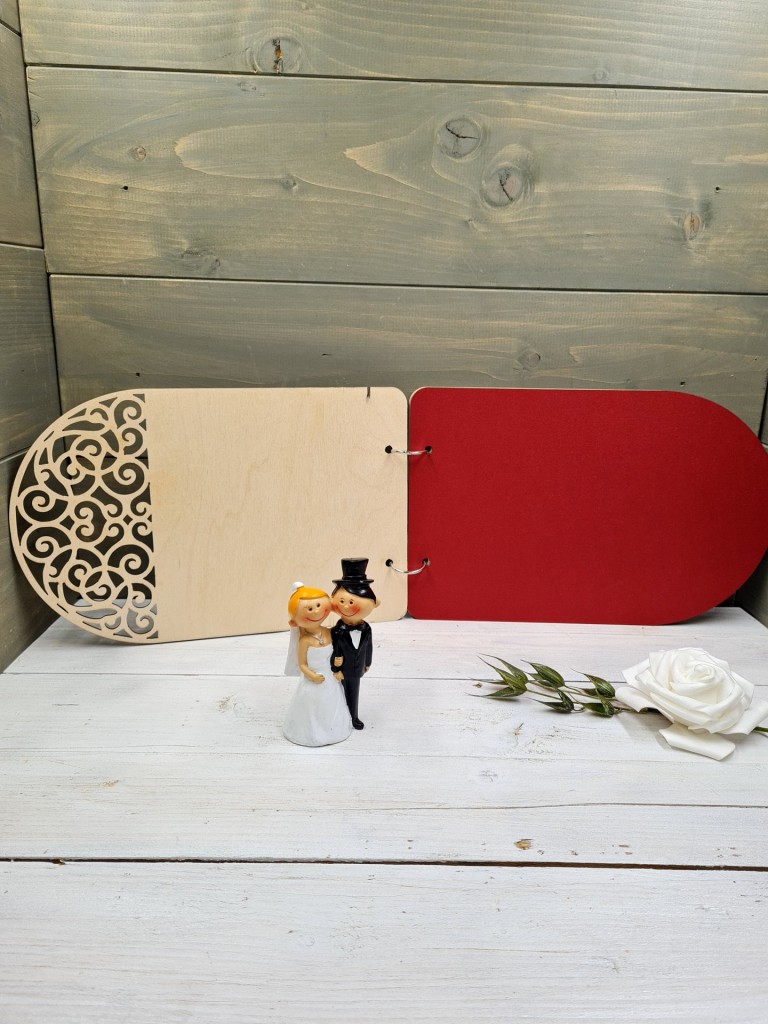 Levél koszorú vendégkönyv esküvőre