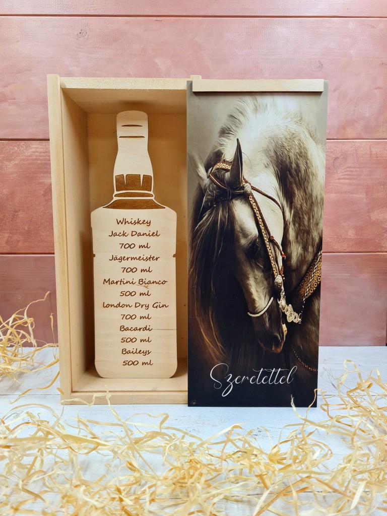 Sissydesign Lovas Italos Ajándékdoboz Szülinapra