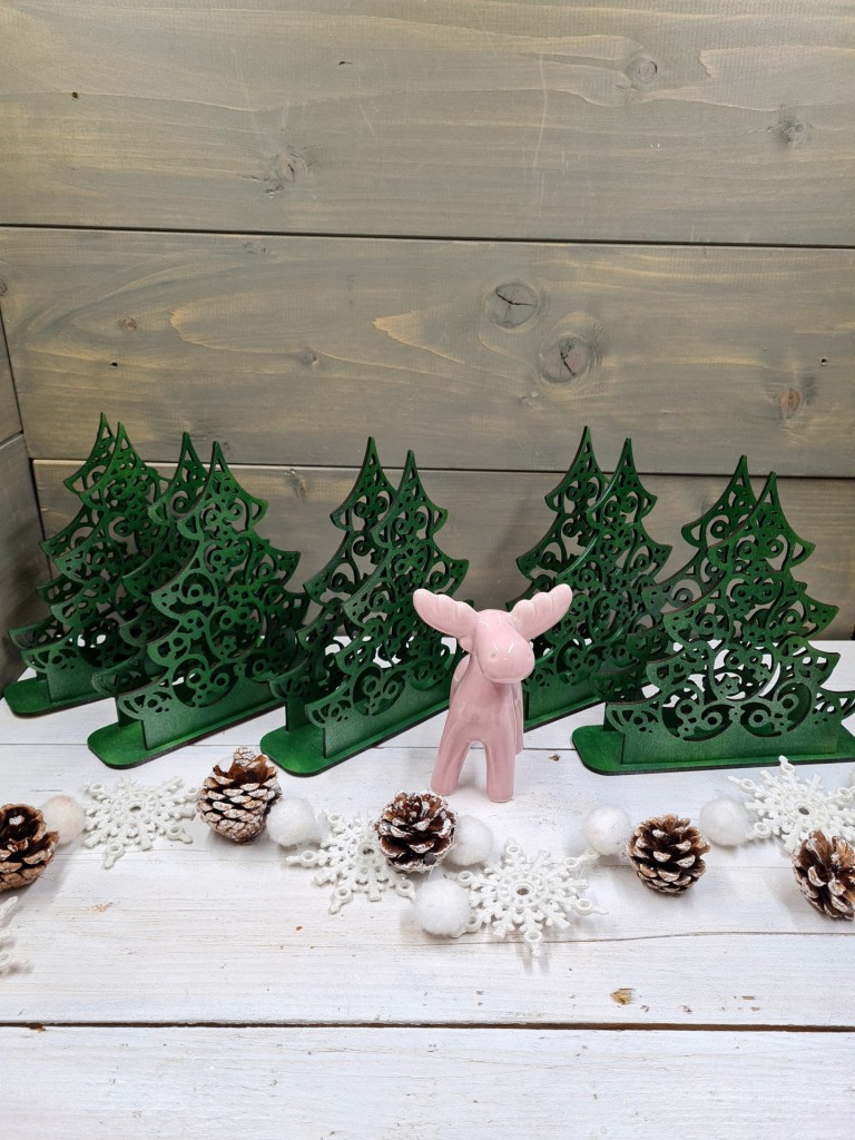 Karácsonyfa szalvétatartó 