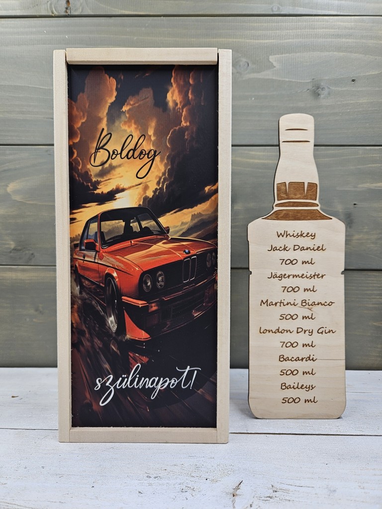 Öreg harcos italos ajándék díszdoboz