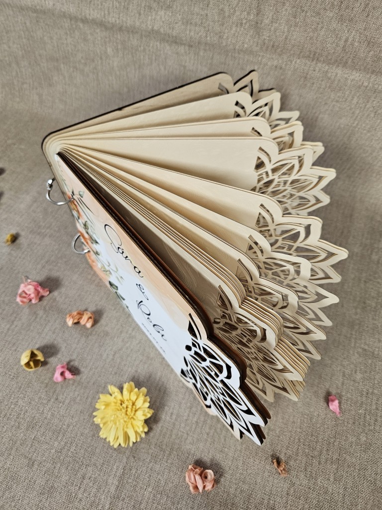 Mezei virágok esküvői vendég és fotókönyv