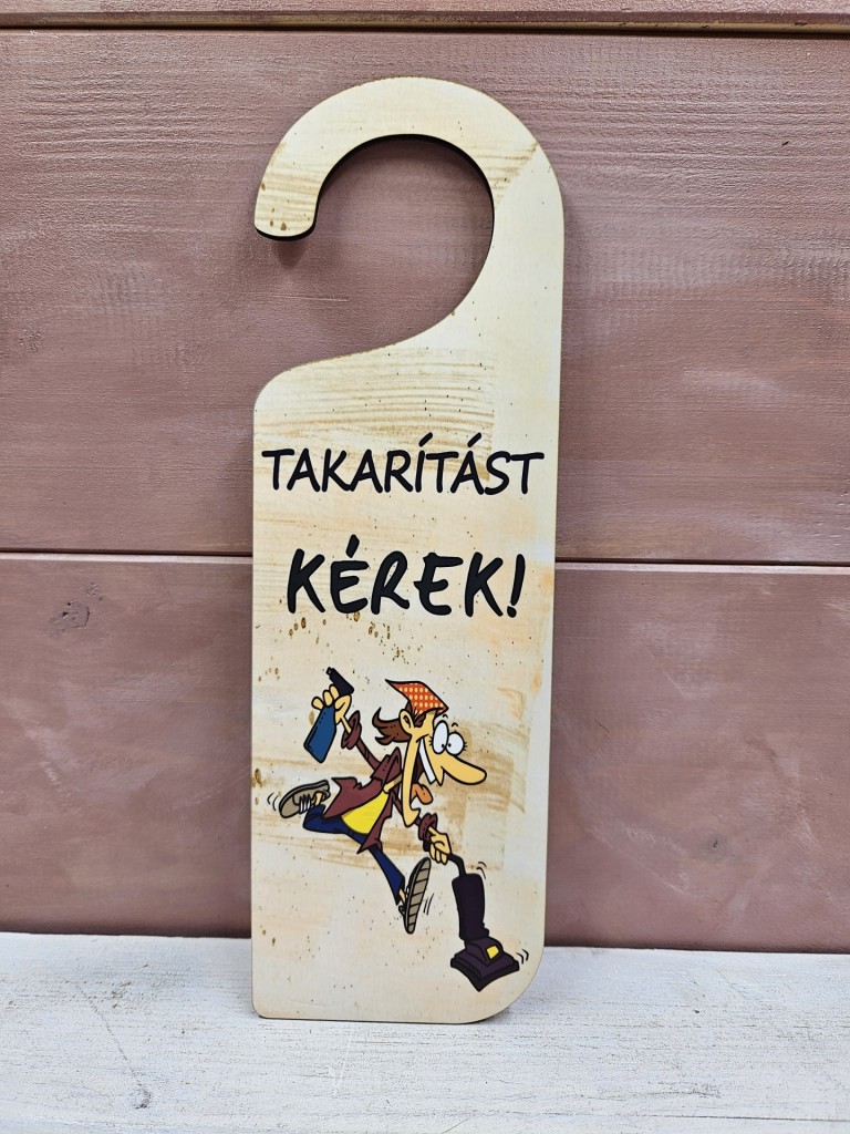 Ajtókilincs tábla kamasz gyerekeknek
