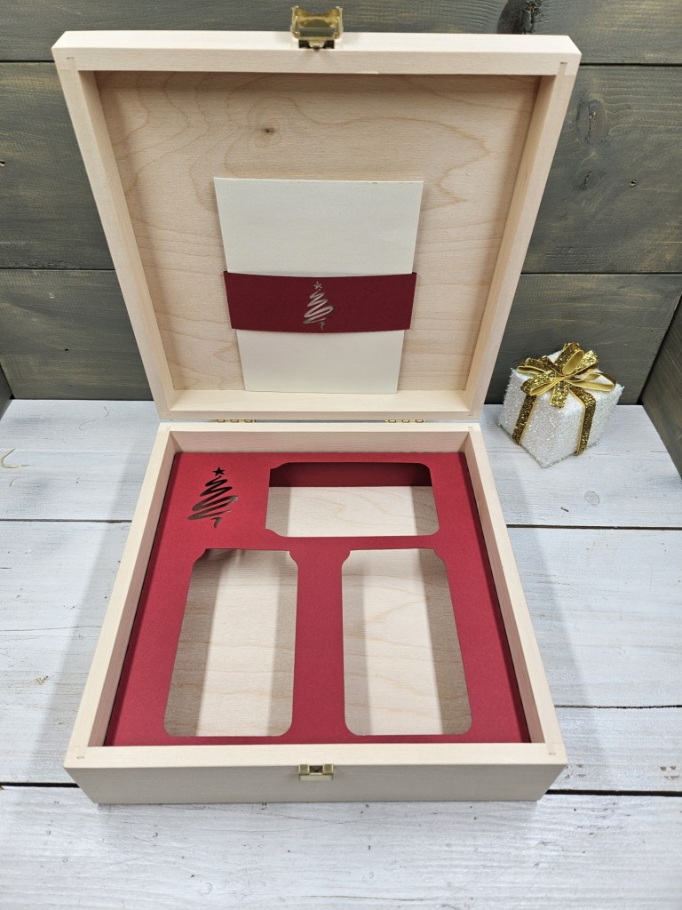 Macskarácsony kávés, teás, édességes, italos ajándék díszdoboz karácsonyra