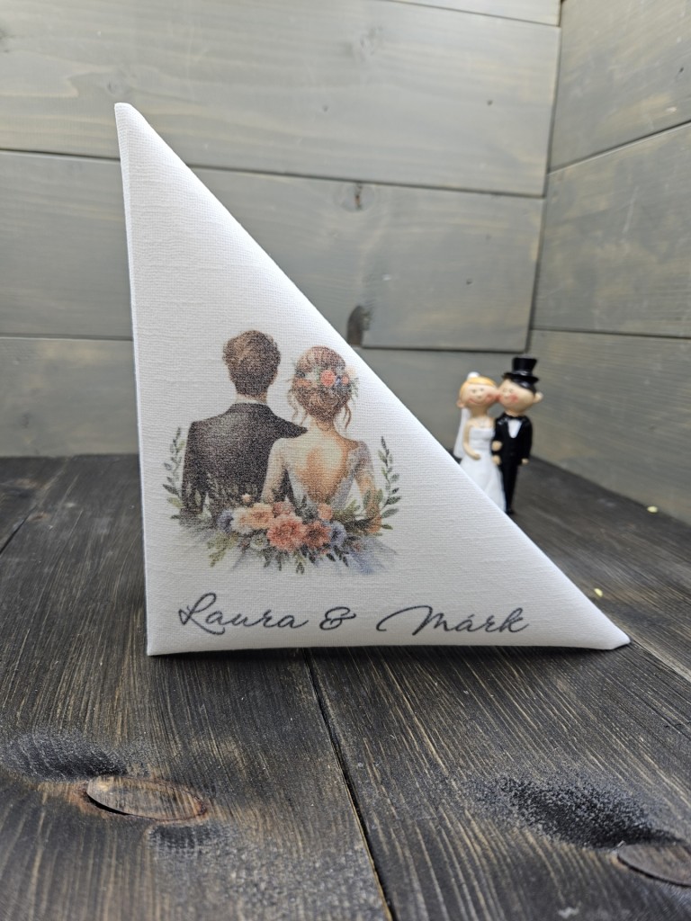 Nászpár esküvői szalvéta