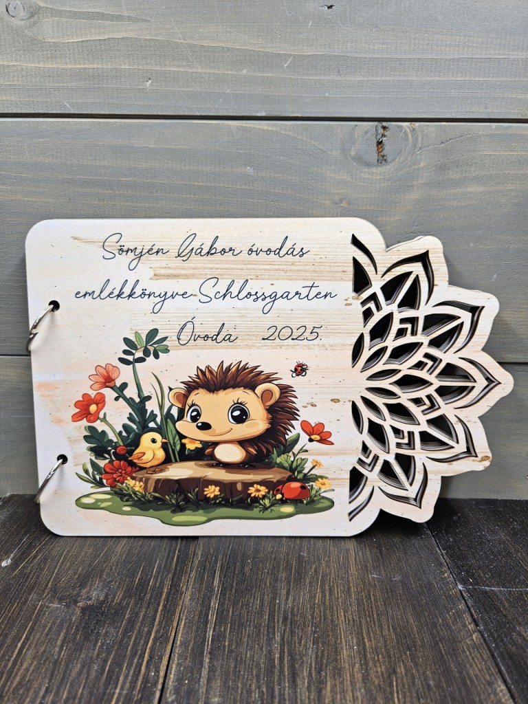 Süni emlék és fotókönyv ballagásra óvódásoknak