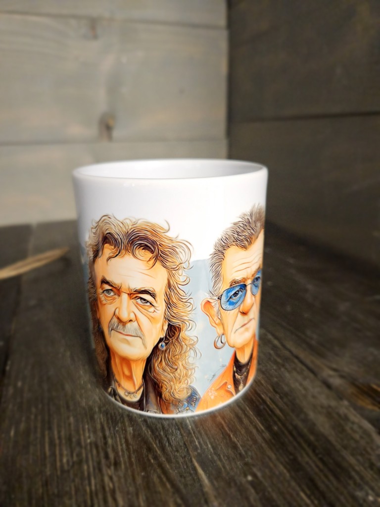 Deep Purple mintás bögre