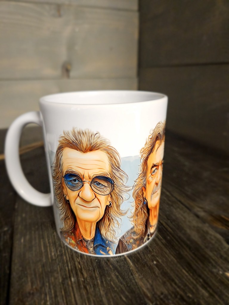 Deep Purple mintás bögre