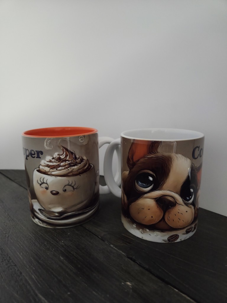 MySweetDog Bulldog bögre és kiskanál szett díszdobozban