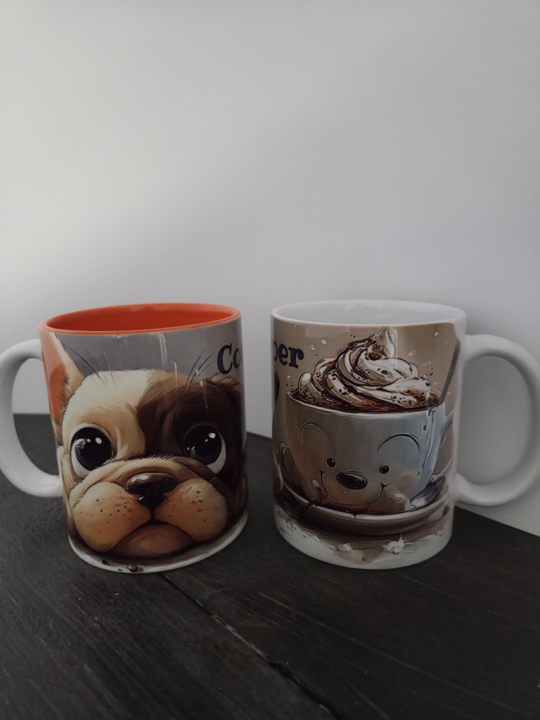 MySweetDog Bulldog bögre és kiskanál szett díszdobozban