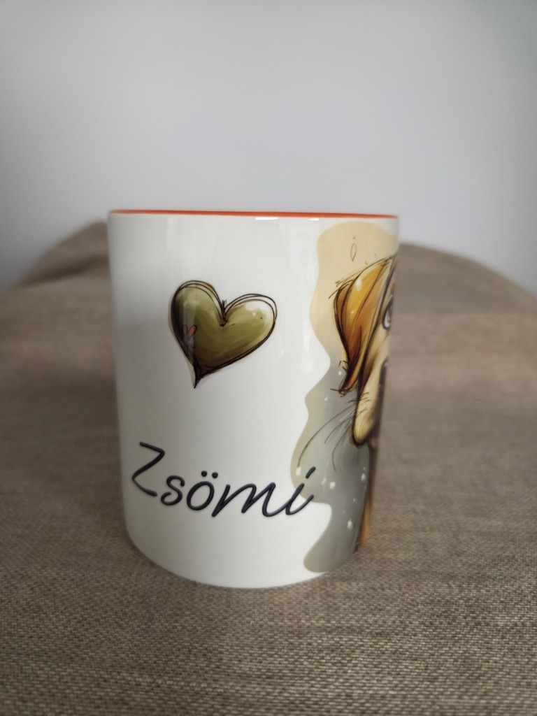 Labrador mintás bögre