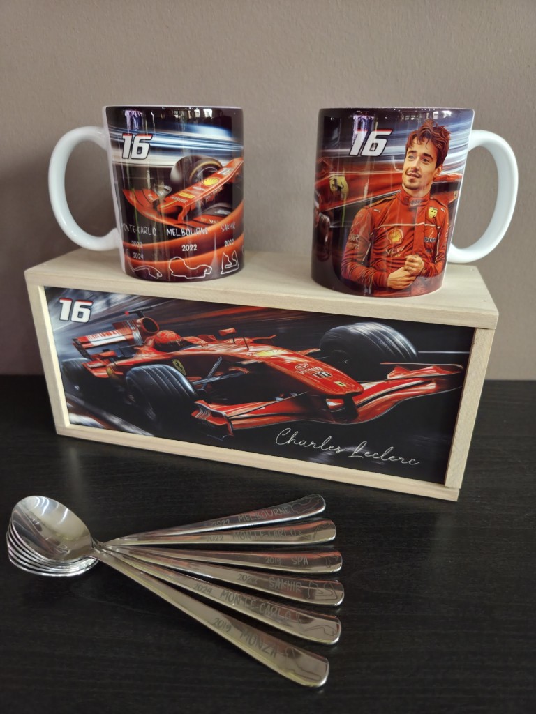 F1 Charles Leclerc ajándékcsomag rajongóknak