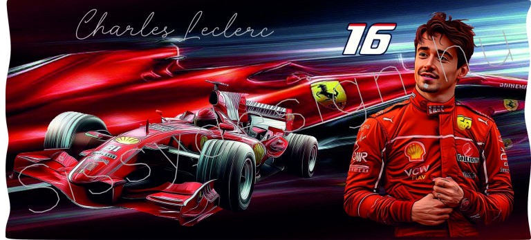 F1 Charles Leclerc bögre
